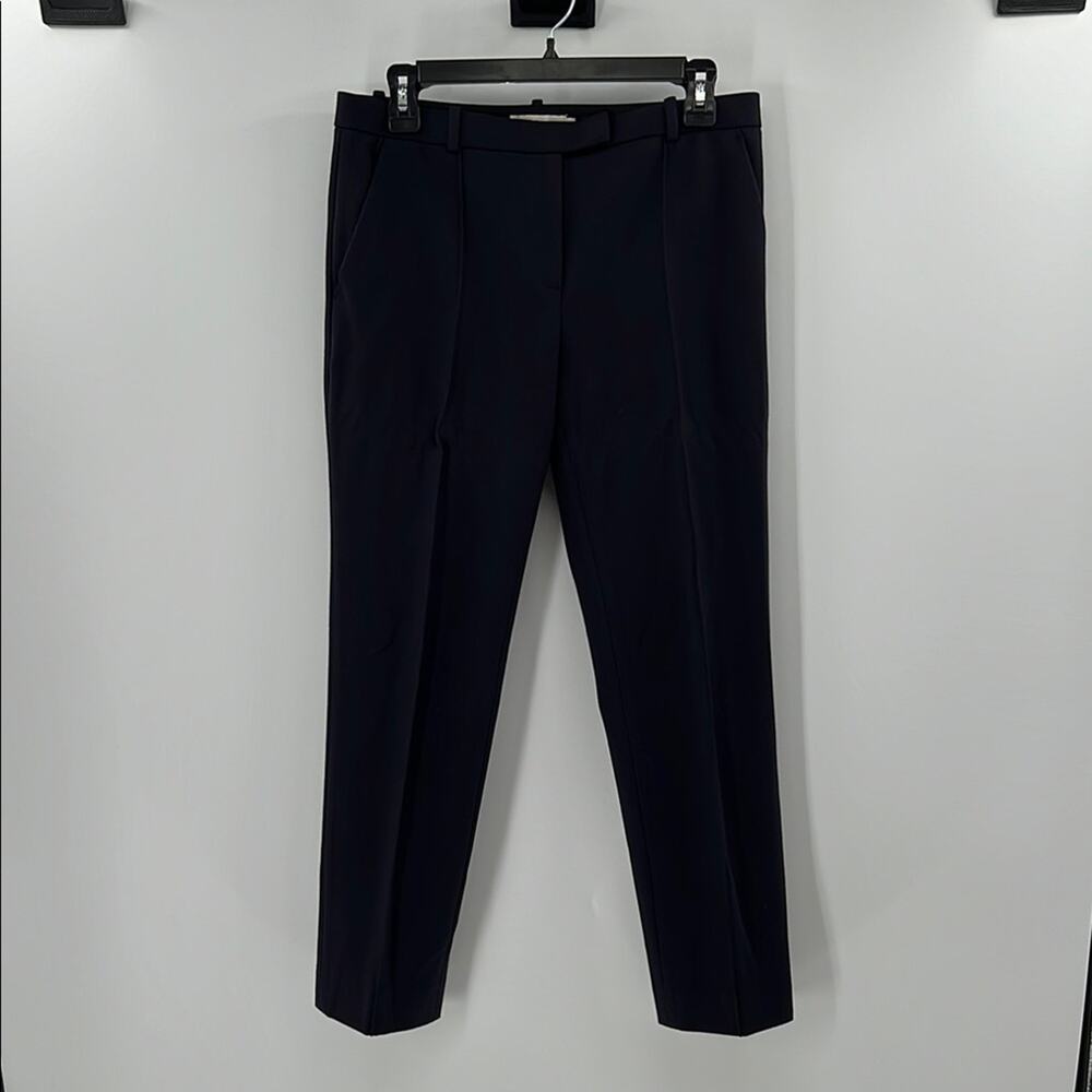 Tory Burch Women's Skinny Leg Trouser Pants - Navy - 4